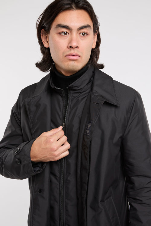 Fay Waterproof Double Front Polyester Black-2