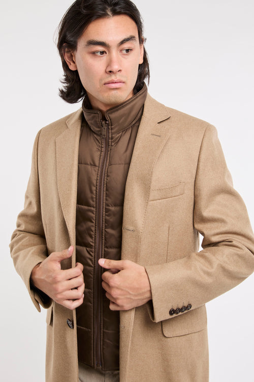 Fay Camel Wool/Cashmere Coat-2