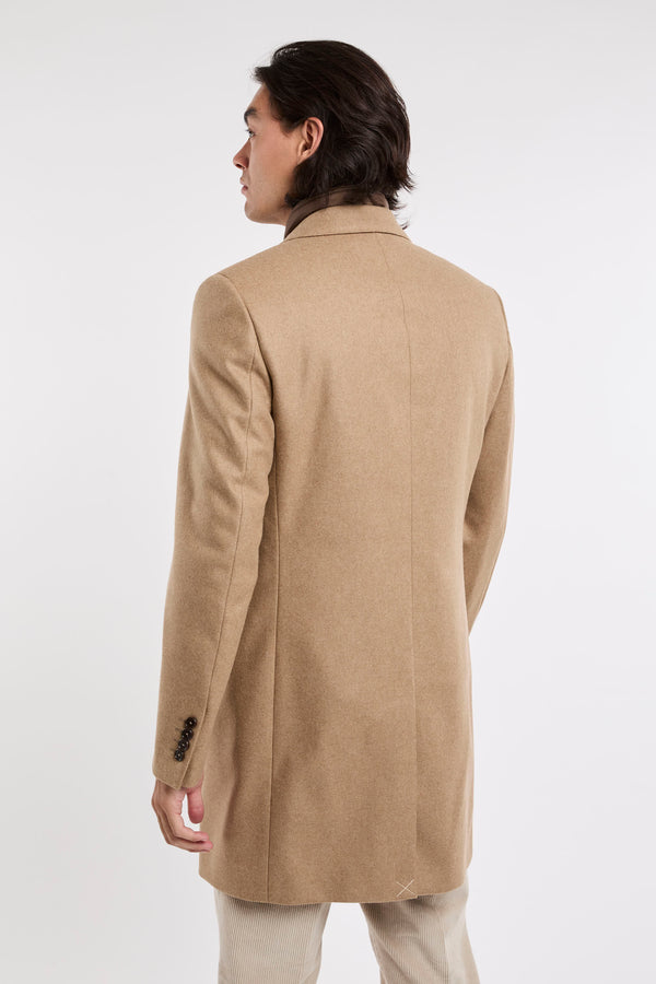 Fay Camel Wool/Cashmere Coat - 5