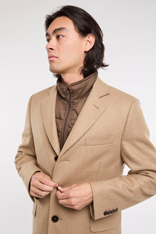 Fay Camel Wool/Cashmere Coat