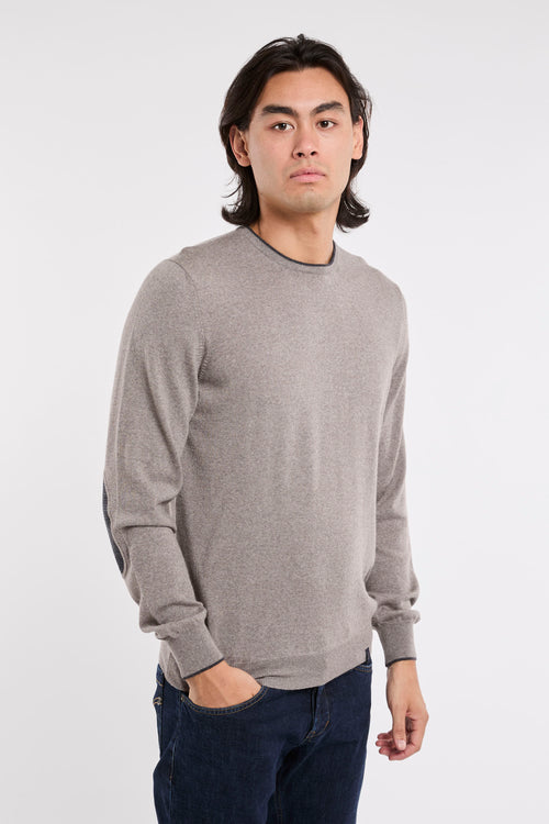 Fay Virgin Wool Knitwear Dove Grey