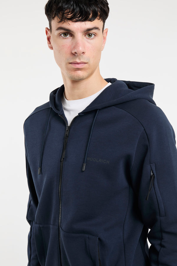 Woolrich Blue Cotton Hoodie Sweatshirt - 2