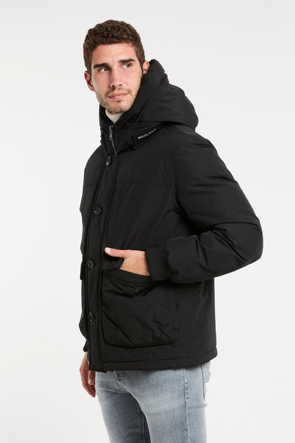 Ramar Cloth Black Bomber Jacket Woolrich - 4