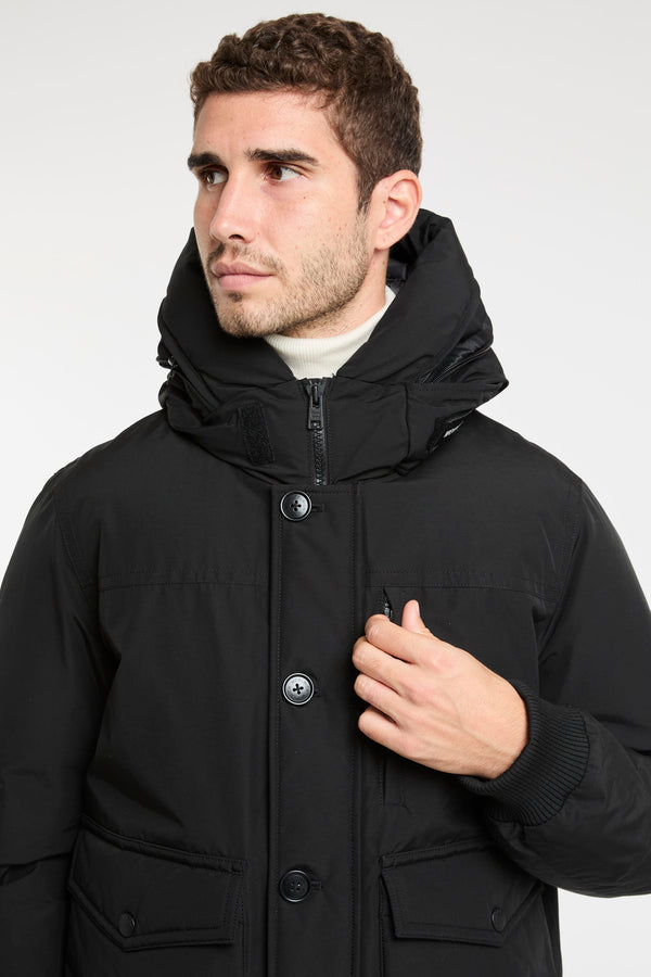 Ramar Cloth Black Bomber Jacket Woolrich - 5