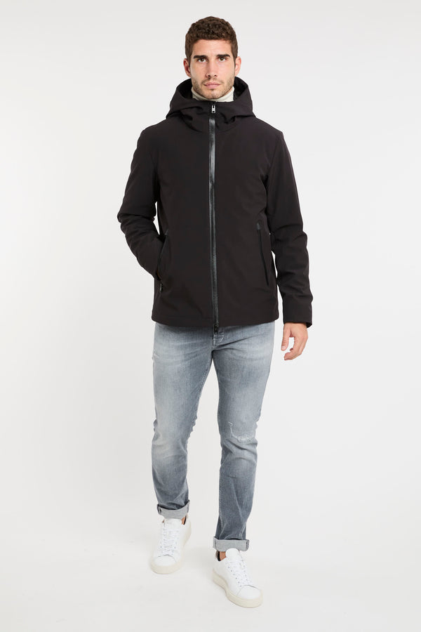 Pacific Tech Softshell Black Jacket Woolrich - 1