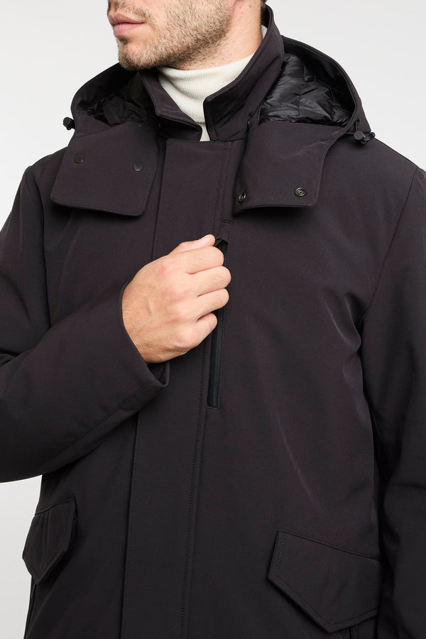 Barrow Tech Softshell Black Jacket by Woolrich - 3