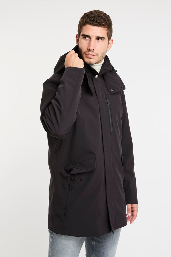 Barrow Tech Softshell Black Jacket by Woolrich - 7