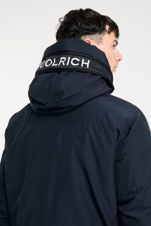 Blauer Ramar Cloth-Woolrich-Jacke-2