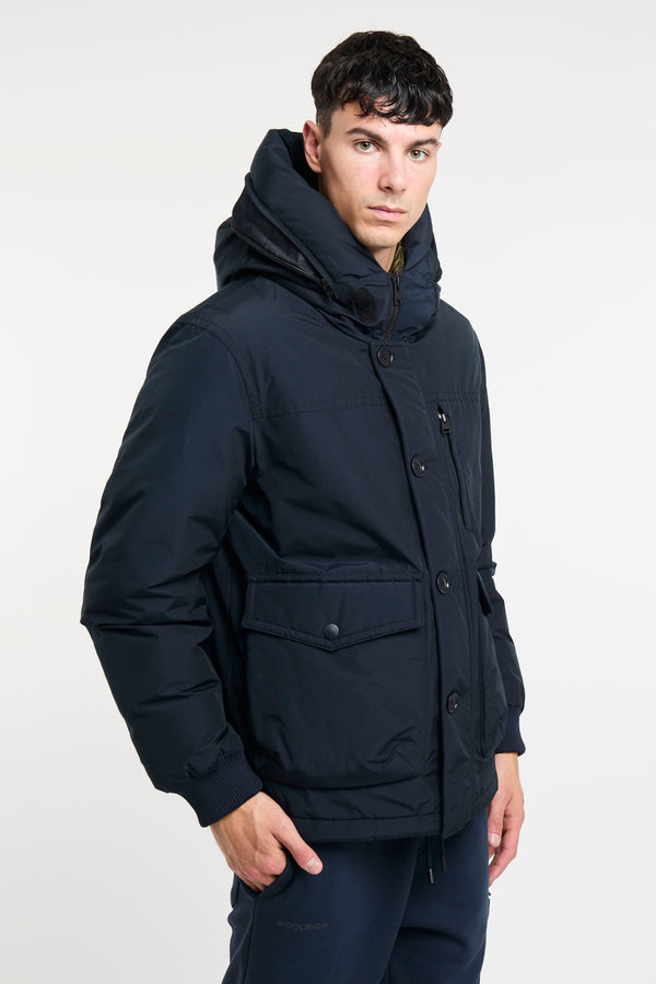 Ramar Cloth Blue Bomber Jacket by Woolrich - 7