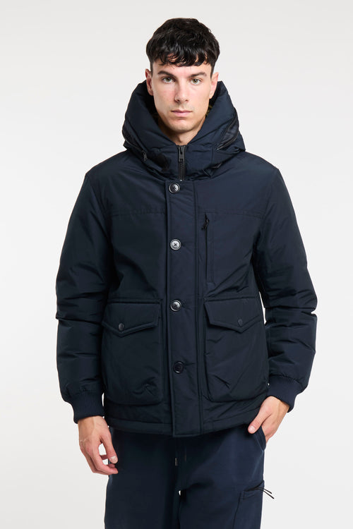 Blauer Ramar Cloth-Woolrich-Jacke