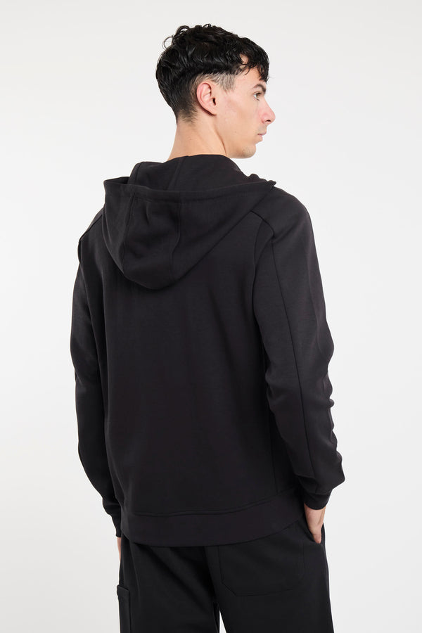 Black Cotton Woolrich Sweatshirt - 3