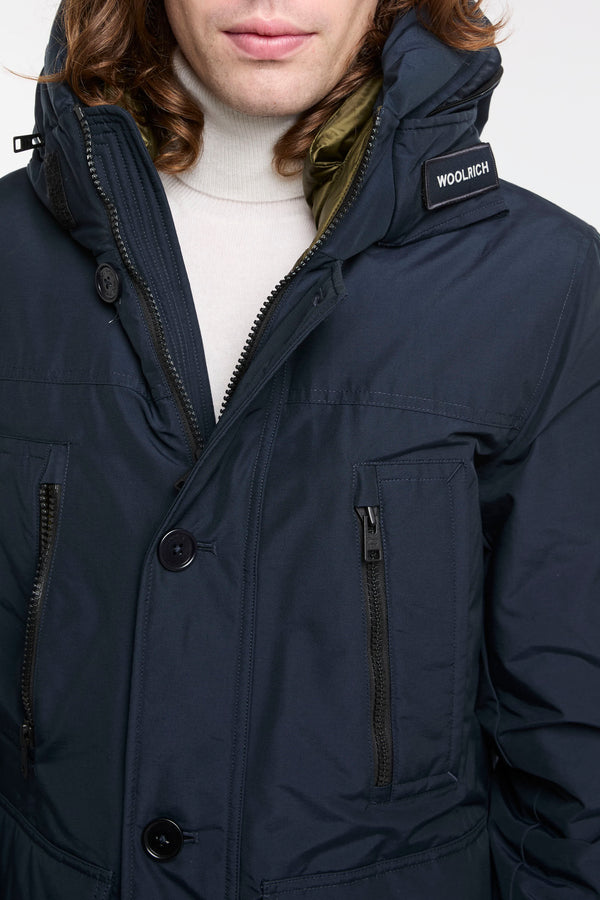 Woolrich Blue Ramar Cloth Arctic Parka Evolution Jacket - 6