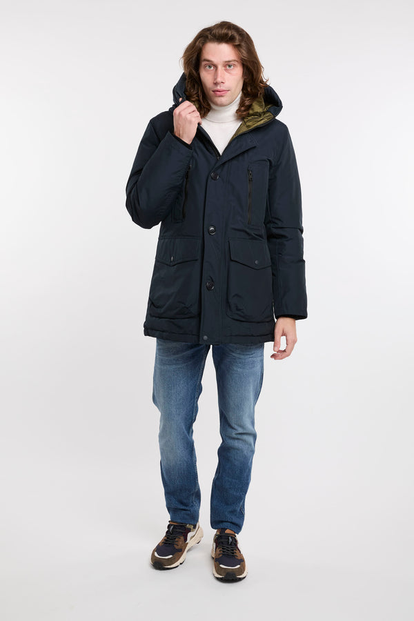 Woolrich Blue Ramar Cloth Arctic Parka Evolution Jacket - 7