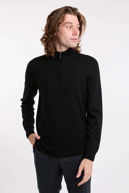 Drumohr Black Sweaters-2