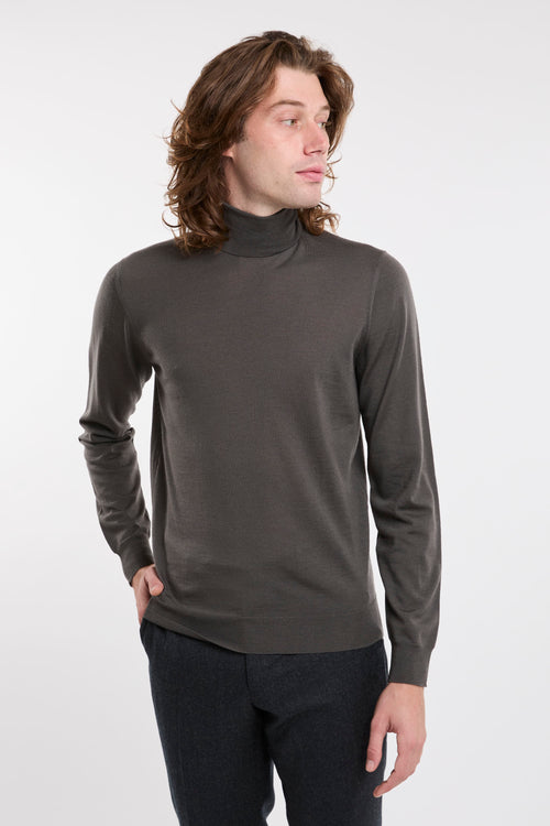 Grauer Pullover Drumohr