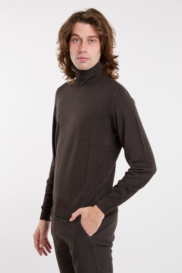 Drumohr Knitwear Brown Sweaters - 1