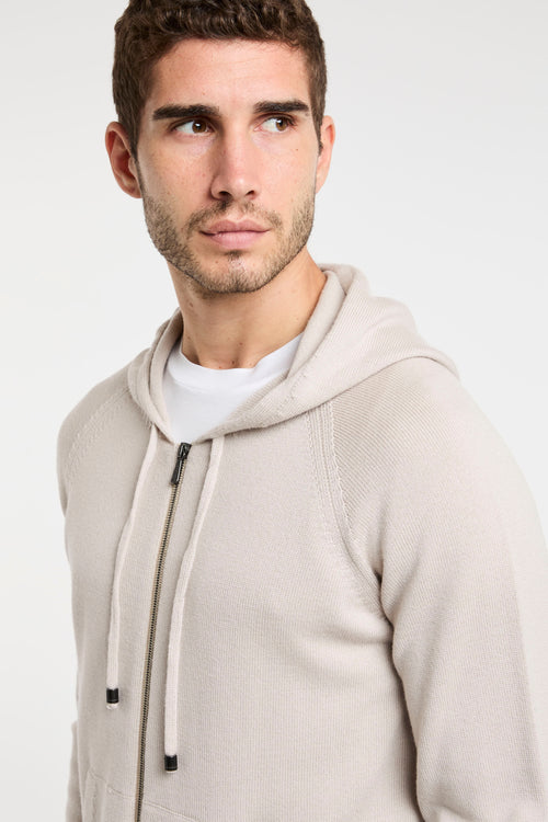 Beige Drumohr Pullover-2