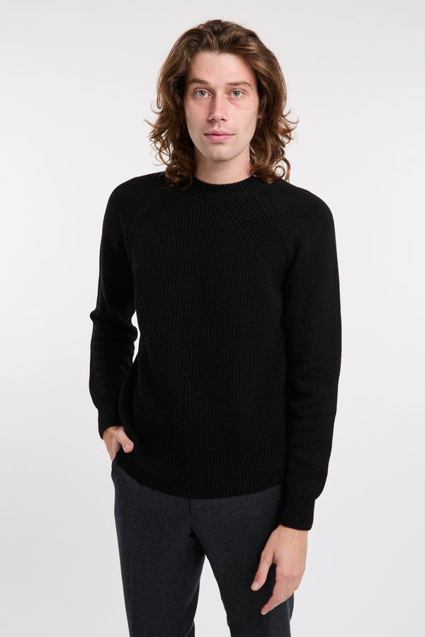 Drumohr Black Fabric Sweater Drumohr - 3