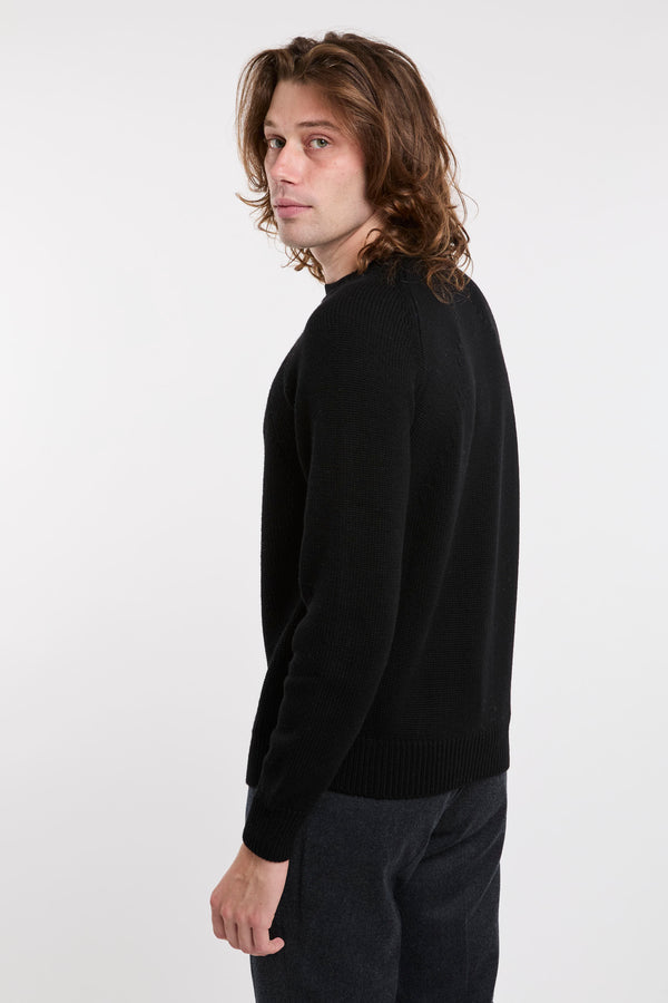 Drumohr Black Fabric Sweater Drumohr - 4