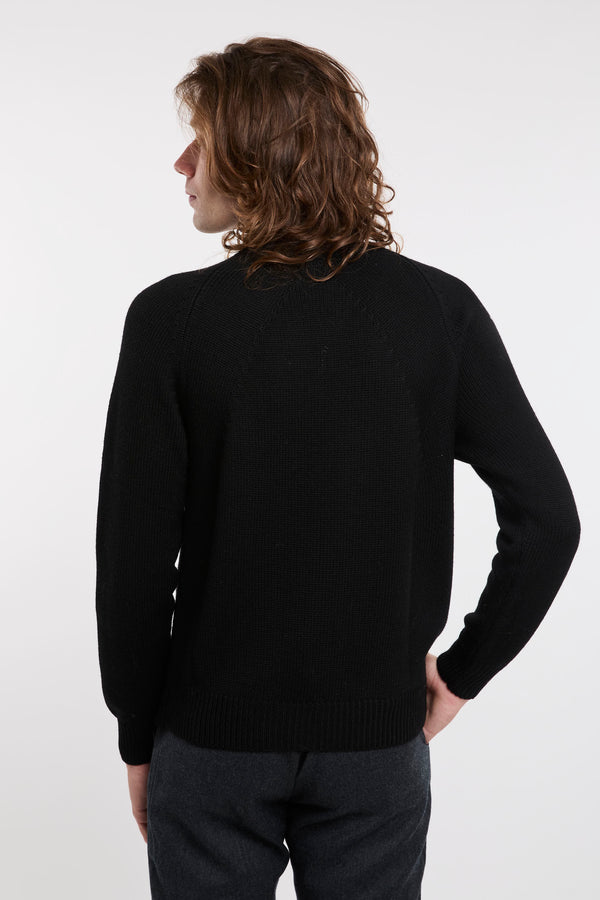 Drumohr Black Fabric Sweater Drumohr - 5