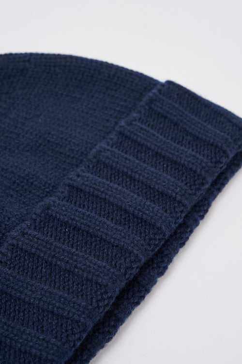 Drumohr Beanie 7724 Cashmere Blue-2