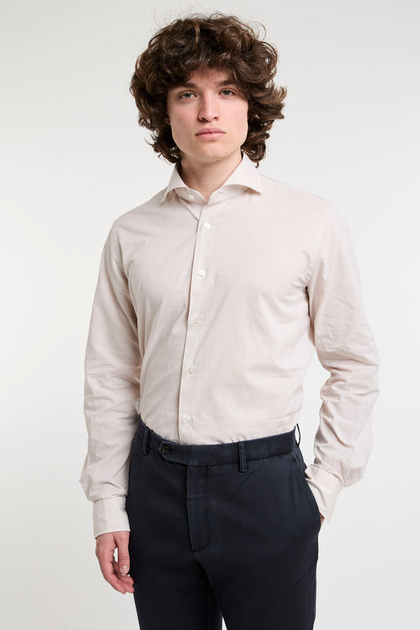 Camicia in cotone tinta unita - 2