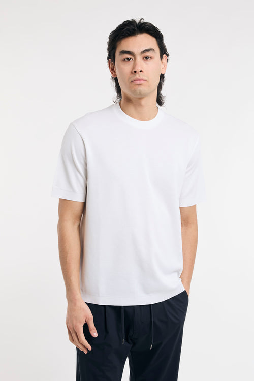 T-shirt in jersey knit effect