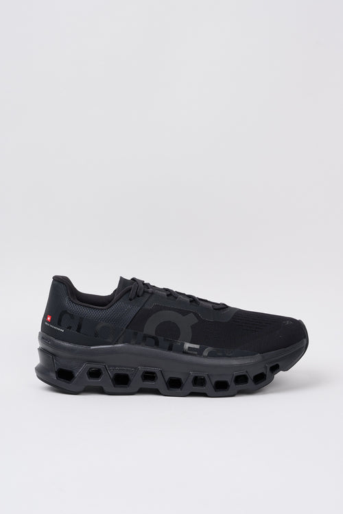 Black Fabric Cloudmonster Sneakers On