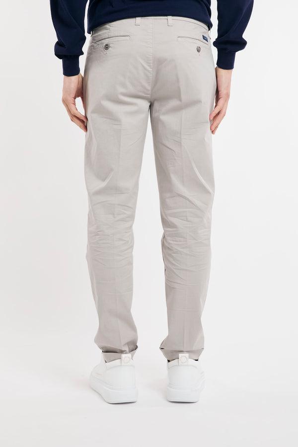 Pantalone slim in gabardina stretch - 4