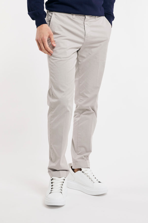 Pantalone slim in gabardina stretch - 6