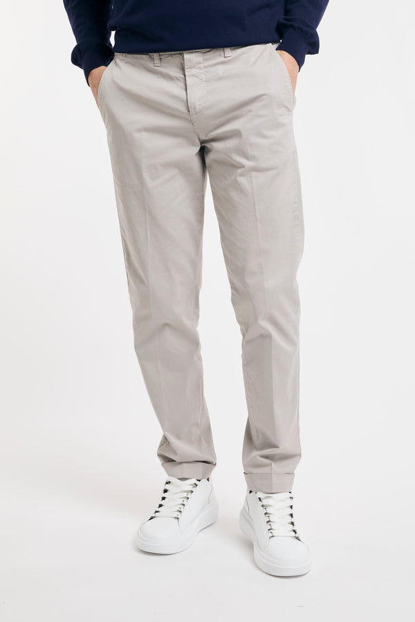 Pantalone slim in gabardina stretch - 7