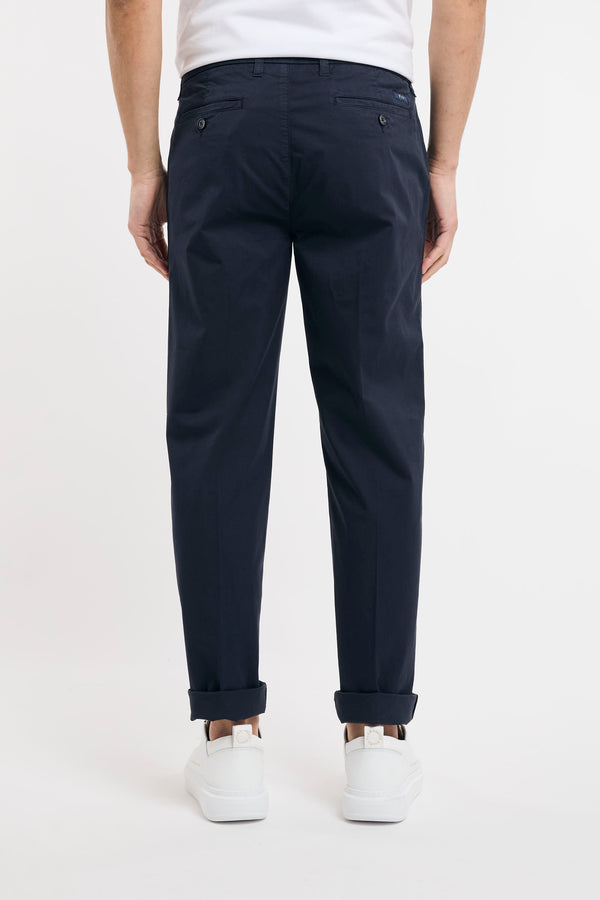 Pantalone slim in gabardina stretch - 6