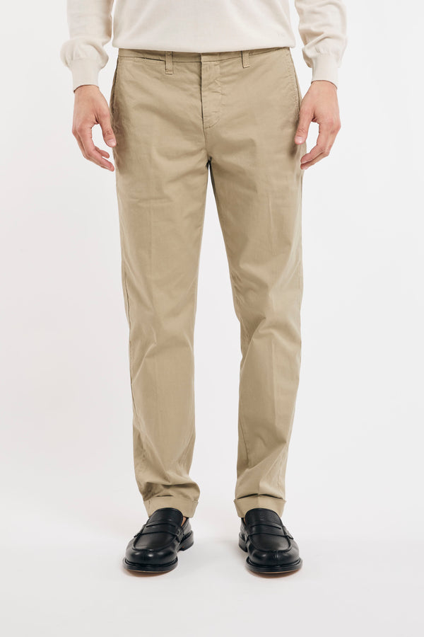 Pantalone slim in gabardina stretch - 2