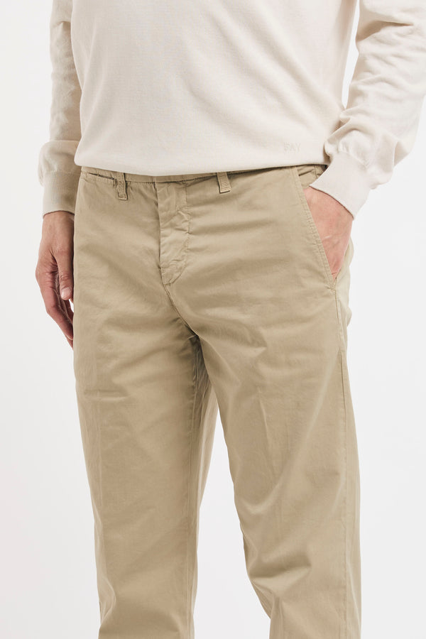 Pantalone slim in gabardina stretch - 4