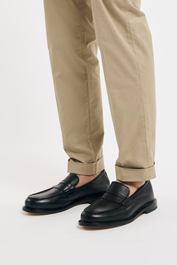 Pantalone slim in gabardina stretch - 5