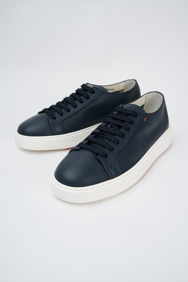 Sneaker in pelle bottalata - 7