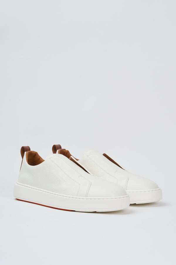 Sneaker slip-on in pelle bottalata - 2