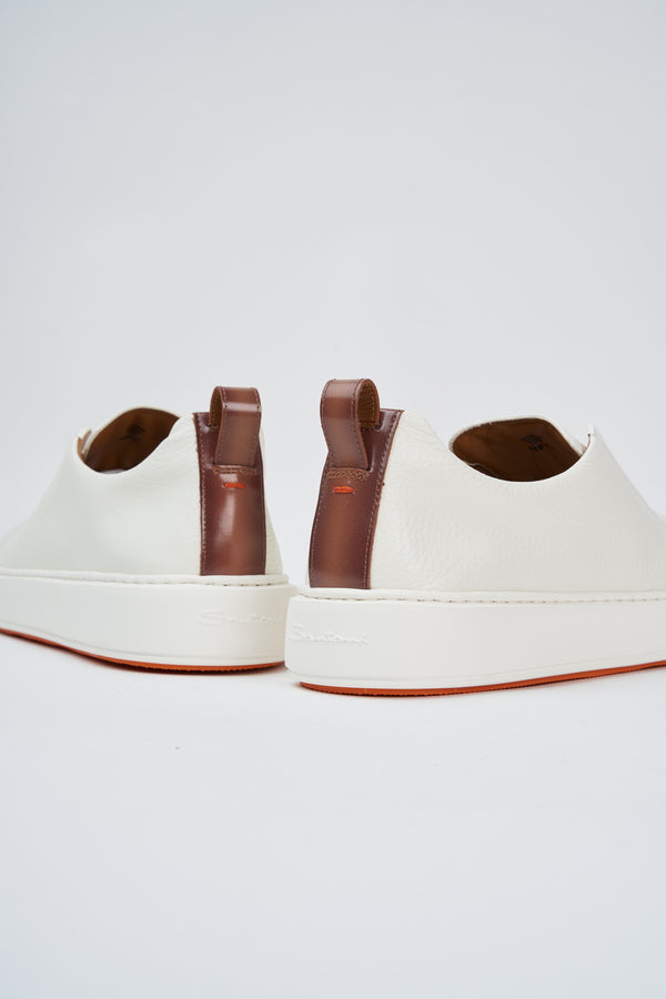 Sneaker slip-on in pelle bottalata - 5