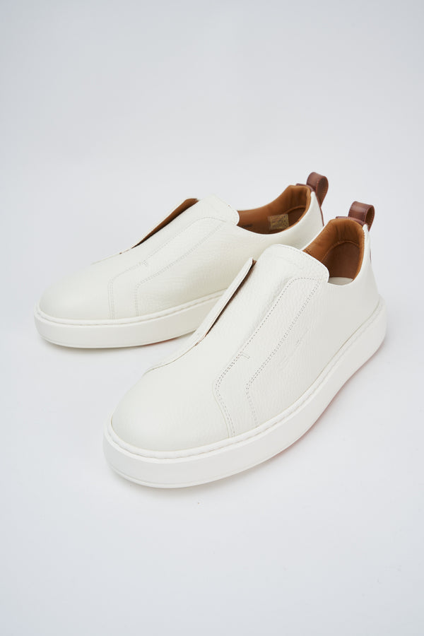 Sneaker slip-on in pelle bottalata - 6