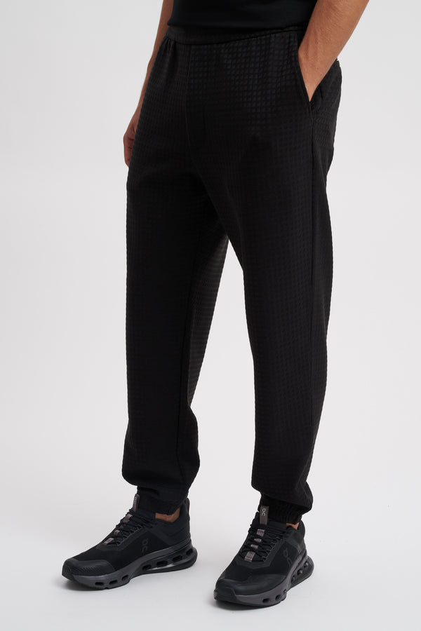 ASV lyocell blend jacquard jersey trousers - 1