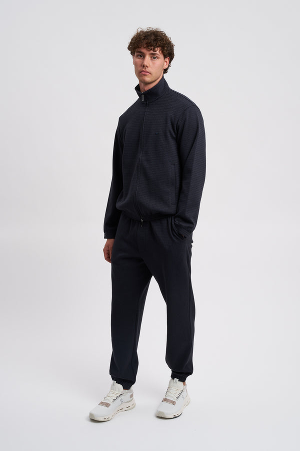 Felpa full zip in jersey jacquard misto lyocell ASV - 2