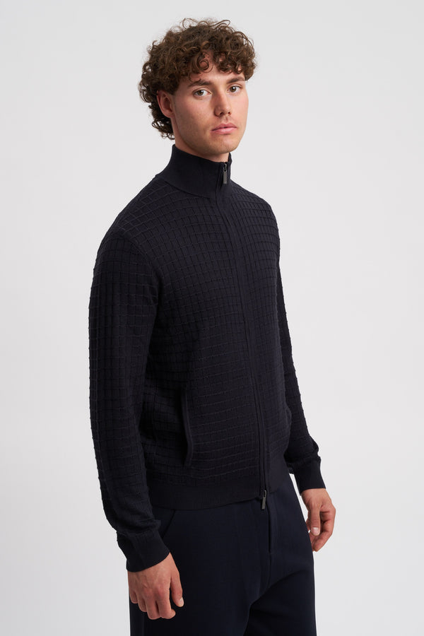 All-over jacquard cardigan - 3