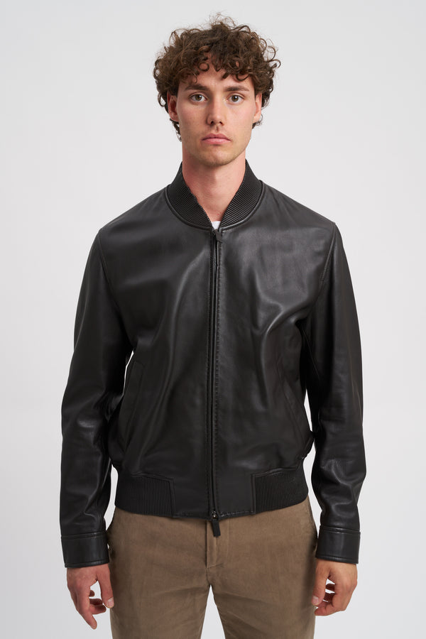 Blouson in aniline lambskin nappa - 1