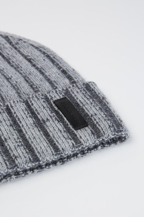  Mütze aus Woll- und Kaschmirmischung mit Interrippenstrick-2