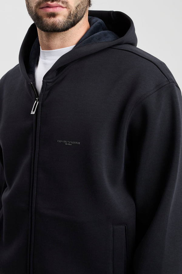 ASV – Kapuzenpullover aus Lyocell-Mischjersey mit Reißverschluss - 3