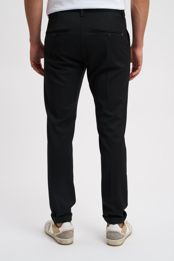 Pantalone Gaubert slim in tela di lana - 4