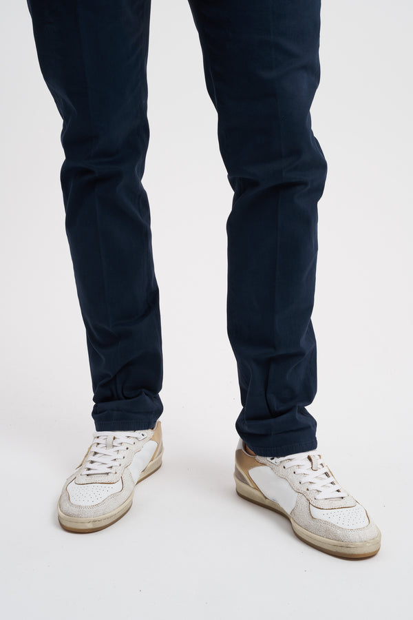 Pantalone Gaubert slim in gabardina mano calda - 6