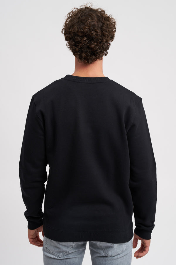 Regular crew neck cotton sweatshirt - 4