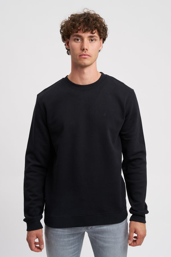 Regular crew neck cotton sweatshirt - 5