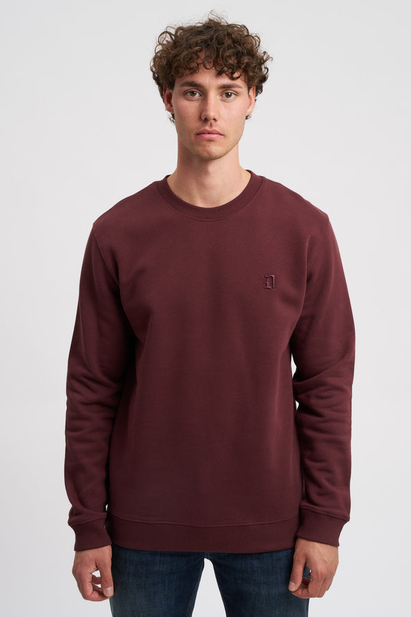 Crewneck sweatshirt with embroidered logo - 3